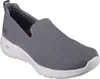 A single gray Skechers sneaker with a white sole is shown against a white background. Náhled obrázku produktu