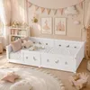 INONEFT Bodembed 140x200 cm met valbeveiliging, kinderbed Productafbeelding-voorbeeld 2
