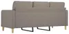 vidaXL 3-Sitzer-Sofa Taupe 180 cm Stoff Produktbild-Vorschau 4