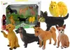 Set van 6 figuren rasechte honden Beroemde hond van de Productafbeelding-voorbeeld 1