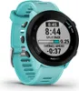 A turquoise Garmin Forerunner 55 smartwatch is shown against a white background. Podgląd zdjęcia produktu