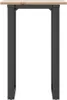 vidaXL Stół do jadalni O-rama 50x50x75 cm z litego drewna Podgląd zdjęcia produktu 4