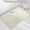 Duschmatte rutschfest 60x90cm Beige PVC-Luffa mit Produktbild-Vorschau 2