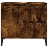vidaXL Badschrank Räuchereiche 65x33x60 cm Holzwerkstoff Produktbild-Vorschau 7