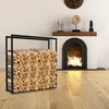 ISOISL Kaminholzregal 150 × 100 × 25, Metall Brennholzregal Produktbild-Vorschau 7