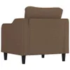 vidaXL Sessel Braun 60 cm Stoff Produktbild-Vorschau 5