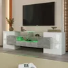 Stijlvolle TV-kast, dressoir, 200 cm, met LED-verlichting, Productafbeelding-voorbeeld 5
