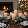 4x LED Echtwachs Kerzen Set mit Timer beweglicher Flamme Produktbild-Vorschau 8