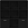 Maison Exclusive - Boekenkast, zwart, eikenlook, 98x29x97,5 Productafbeelding-voorbeeld 5