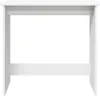 A white desk shown from the front against a white background. Podgląd zdjęcia produktu