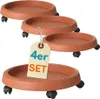 4er Set Pflanzenroller Outdoor Wetterfest Rollbrett Produktbild-Vorschau 1