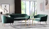 GUTTO Sofa 2 Sitzer Velour-- KARO -- Gruen Sitzbank aus Produktbild-Vorschau 5