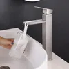 DELVANT SQUARE vysoká umývadlová batéria kartáčované Náhľad obrázku produktu 6