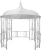 Altana ogrodowa - Metal - 300 x 290 cm - Biały - TILCARA Podgląd zdjęcia produktu 1