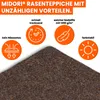 Rasenteppich 200 x 350 cm Braun Kunstrasen-Teppich mit Produktbild-Vorschau 2