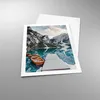 Poster - Poster ohne Rahmen - Boote Berge Hafen - 50x70 cm Produktbild-Vorschau 3