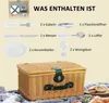 Outsunny Picknickkorb aus Weidenholz Picknickkoffer für 2 Produktbild-Vorschau 4