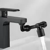 A black faucet extender spraying water into a sink. Náhľad obrázku produktu