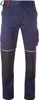 A pair of navy blue work pants with black and reflective accents. Produktbild-Vorschau
