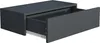 A dark gray drawer unit with one drawer partially open, shown from a three-quarter angle against a white background. Podgląd zdjęcia produktu