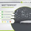 Juskys Sonnenliege Lamia klappbar - Polyrattan Gartenliege Produktbild-Vorschau 5