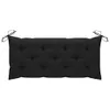 vidaXL Banc de jardin pliable avec support 118 cm bambou Voir les images du produit 6