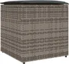 vidaXL Scatola per cuscini con contenitore grigio 50 x 50 x Anteprima dell’immagine prodotto 1