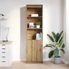 vidaXL Highboard Artisan-Eiche 50x35x180 cm Holzwerkstoff Produktbild-Vorschau 3