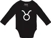 Huuraa Baby Body Stier Sternzeichen Zeichen 74 Black  Produktbild-Vorschau 1