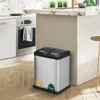 MSV Mülleimer Mülltrennsystem 16 L (2x8 Liter) mit Produktbild-Vorschau 2