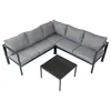 SVITA MISSOURI Gartenlounge 4tlg. Outdoor Sofa Set aus Produktbild-Vorschau 1