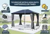 Pavillon Gartenpavillon 3x4 Taneo anthrazit aus Aluminium Produktbild-Vorschau 11