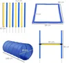 Pawhut Hunde Agility Slalom Übung Hundesport Training Produktbild-Vorschau 3