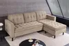 riess-ambiente Retro Ecksofa STOCKHOLM 220cm hellbraun Cord Produktbild-Vorschau 13