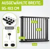 BOMI® Türschutzgitter Miko zum Klemmen 63-161 cm | Ohne Produktbild-Vorschau 2