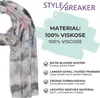 styleBREAKER Damen Schal mit buntem Batik Blumen Muster und Produktbild-Vorschau 5