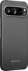 A black phone case with a carbon fiber texture and a camera cutout is shown against a black background. Podgląd zdjęcia produktu