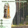 COSTWAY Kinderbücherregal 360° drehbar, Kinder Produktbild-Vorschau 4