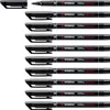 A collection of black STABILO OHPen universal permanent markers. Produktbild-Vorschau