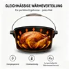 Dutch Oven 4.5L Gusseisen Feuertopf Gusstopf Schmortopf Produktbild-Vorschau 4