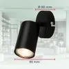 B.K.Licht LED Wandleuchte innen, mit EEKA Lichtquelle*, Produktbild-Vorschau 3