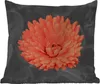 MuchoWow® Outdoor Kissen - Blumen - Orange - Schwarz - Weiß Produktbild-Vorschau 1