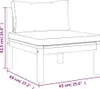 A line drawing of a sofa with dimensions indicated. Náhled obrázku produktu
