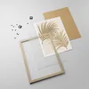 Gerahmtes Poster - Rahmen in heller Eiche - Golden Blätter Produktbild-Vorschau 4