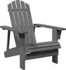 Design New Adirondack-Stuhl Grau 69x85x90,5 cm Massivholz Produktbild-Vorschau 2