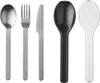 Set di posate Mepal ellipse 3 pezzi - nero nordico Anteprima dell’immagine prodotto 2
