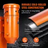A close-up marketing image of an orange industrial machine, highlighting its durable construction and features. Náhled obrázku produktu