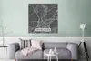 MuchoWow® Poster Blau - Deutschland - Karte - Stadtplan - Produktbild-Vorschau 5