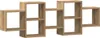 A wooden wall shelf with multiple cubbies. Náhľad obrázku produktu