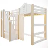 Lit mezzanine pour enfant 90 x 200 cm en pin et MDF, lit Voir les images du produit 14